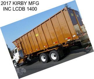 2017 KIRBY MFG INC LCDB 1400