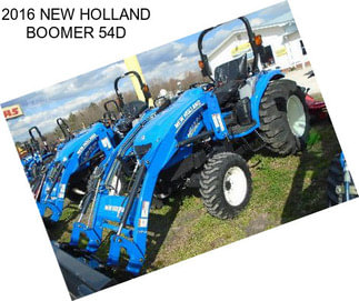 2016 NEW HOLLAND BOOMER 54D