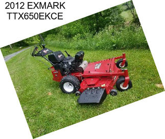 2012 EXMARK TTX650EKCE