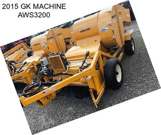 2015 GK MACHINE AWS3200