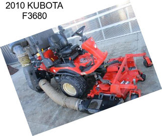 2010 KUBOTA F3680