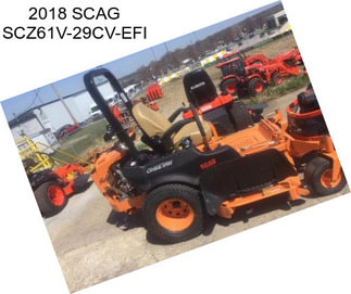 2018 SCAG SCZ61V-29CV-EFI