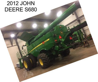 2012 JOHN DEERE S680