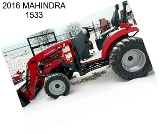 2016 MAHINDRA 1533