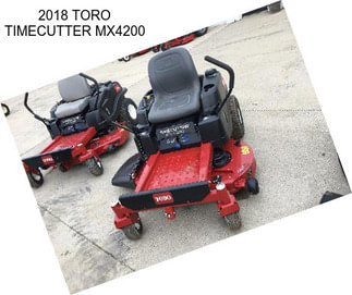 2018 TORO TIMECUTTER MX4200