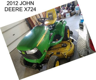 2012 JOHN DEERE X724