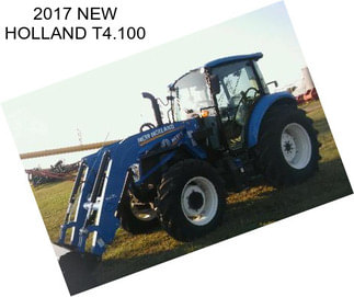 2017 NEW HOLLAND T4.100