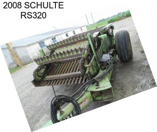 2008 SCHULTE RS320