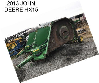 2013 JOHN DEERE HX15