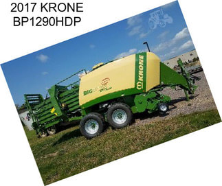 2017 KRONE BP1290HDP