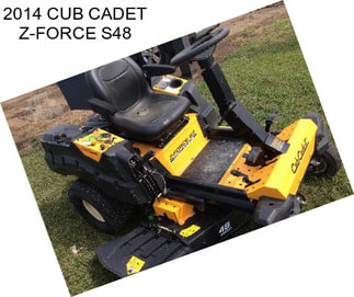 2014 CUB CADET Z-FORCE S48