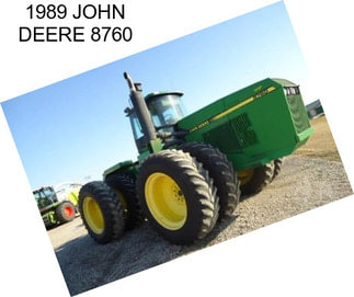 1989 JOHN DEERE 8760