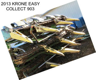 2013 KRONE EASY COLLECT 903