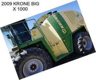 2009 KRONE BIG X 1000