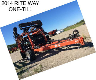 2014 RITE WAY ONE-TILL