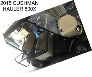 2015 CUSHMAN HAULER 800X