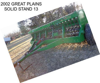 2002 GREAT PLAINS SOLID STAND 13