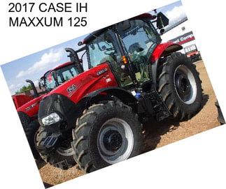 2017 CASE IH MAXXUM 125