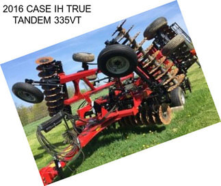 2016 CASE IH TRUE TANDEM 335VT