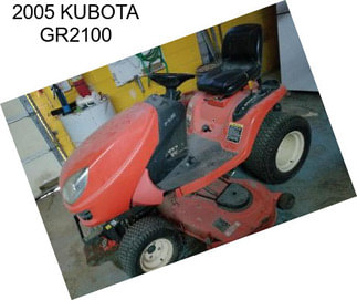 2005 KUBOTA GR2100