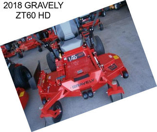 2018 GRAVELY ZT60 HD