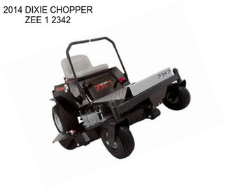 2014 DIXIE CHOPPER ZEE 1 2342