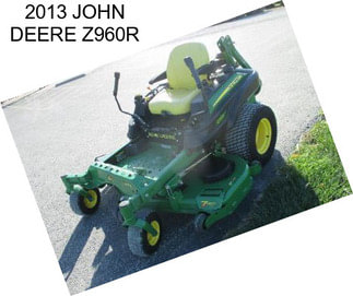 2013 JOHN DEERE Z960R
