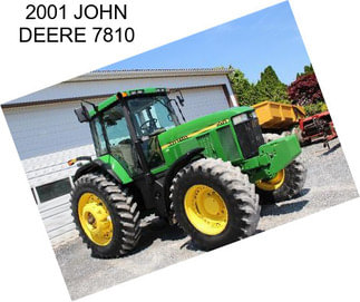 2001 JOHN DEERE 7810