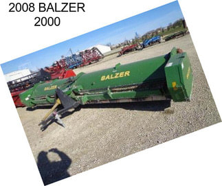 2008 BALZER 2000