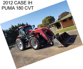 2012 CASE IH PUMA 180 CVT