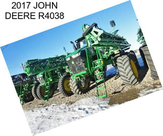 2017 JOHN DEERE R4038