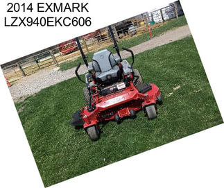 2014 EXMARK LZX940EKC606