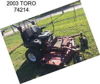 2003 TORO 74214
