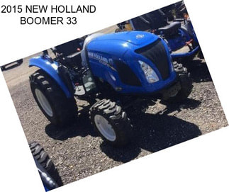 2015 NEW HOLLAND BOOMER 33