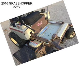 2016 GRASSHOPPER 225V