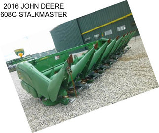 2016 JOHN DEERE 608C STALKMASTER