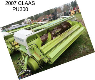 2007 CLAAS PU300