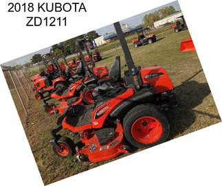 2018 KUBOTA ZD1211