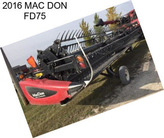 2016 MAC DON FD75