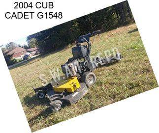 2004 CUB CADET G1548