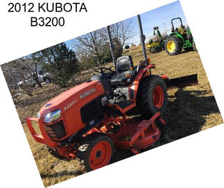 2012 KUBOTA B3200