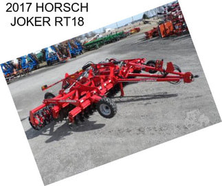 2017 HORSCH JOKER RT18