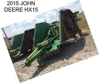 2015 JOHN DEERE HX15