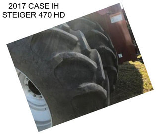 2017 CASE IH STEIGER 470 HD