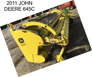 2011 JOHN DEERE 645C