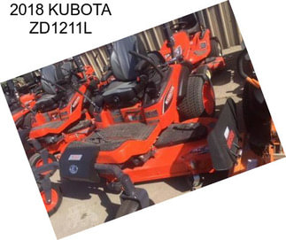 2018 KUBOTA ZD1211L