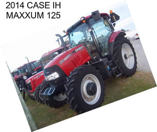 2014 CASE IH MAXXUM 125