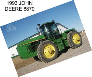 1993 JOHN DEERE 8870