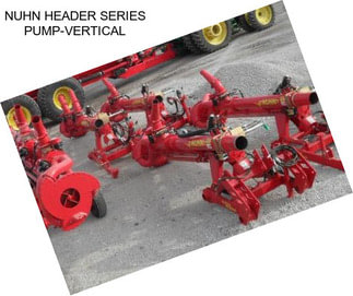 NUHN HEADER SERIES PUMP-VERTICAL