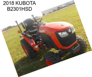 2018 KUBOTA B2301HSD